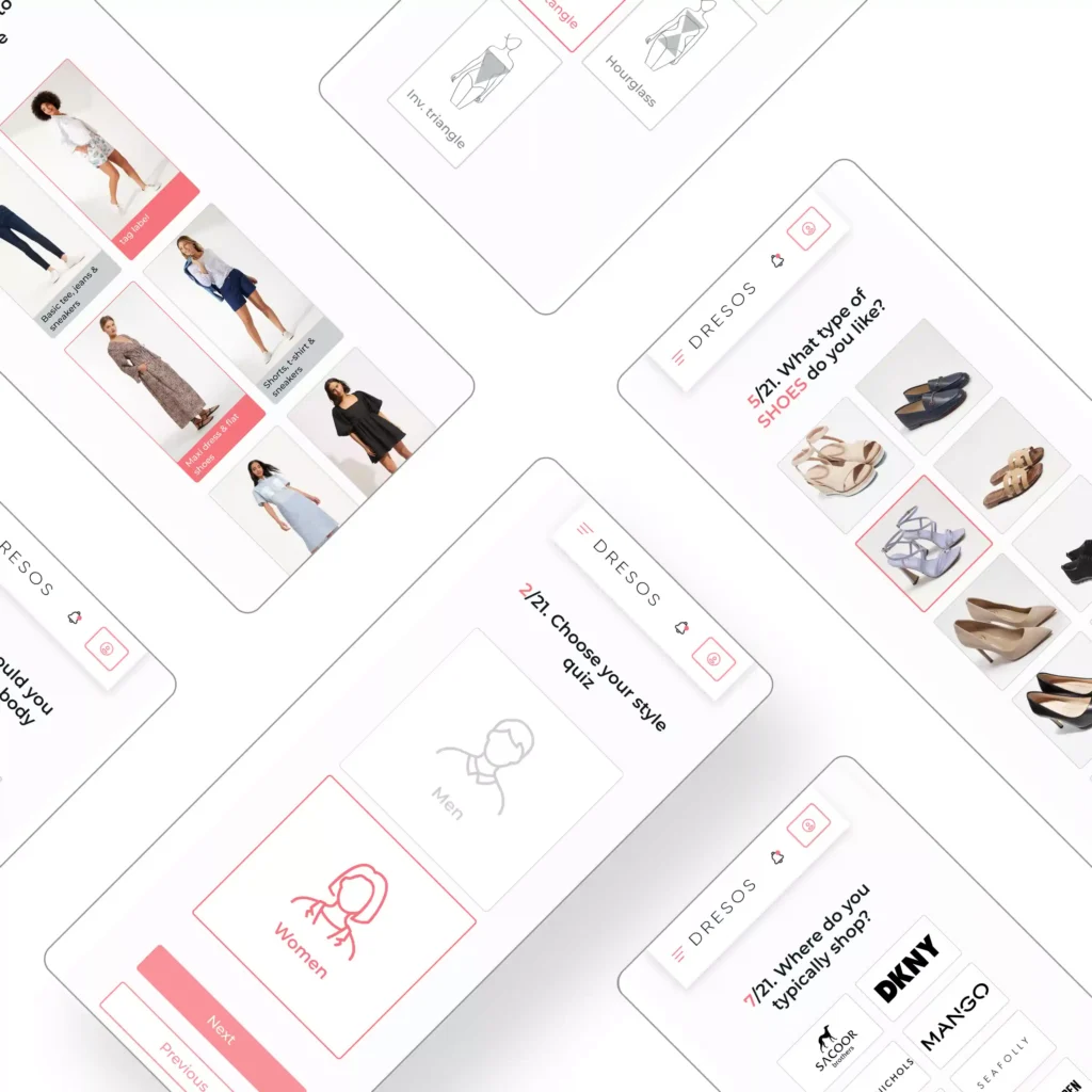 Dresos AI-powered solution that provides a personalized shopping experience