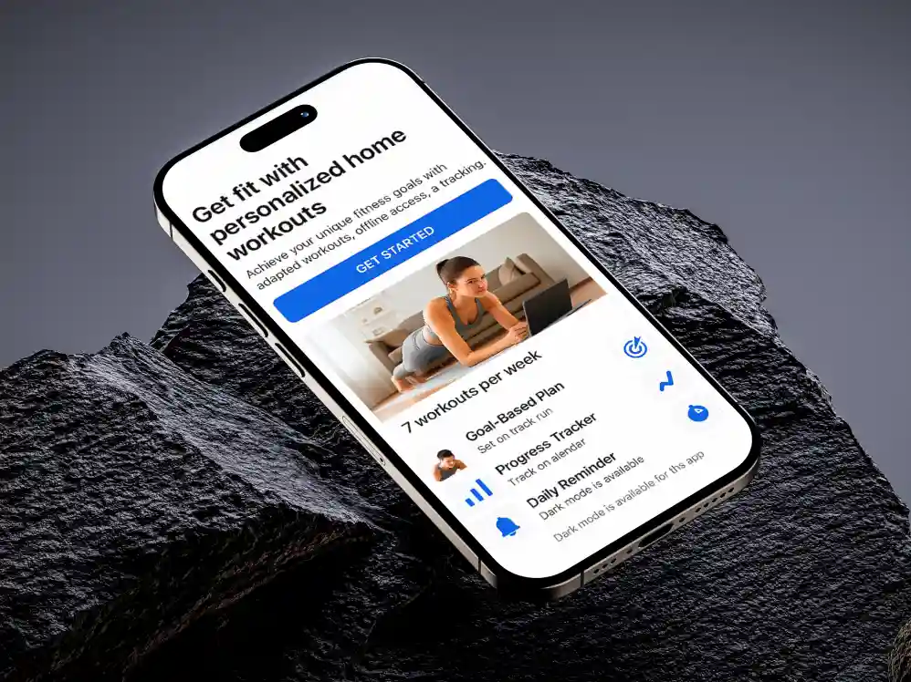 Aplikacja fitness do spersonalizowanych treningów w domu